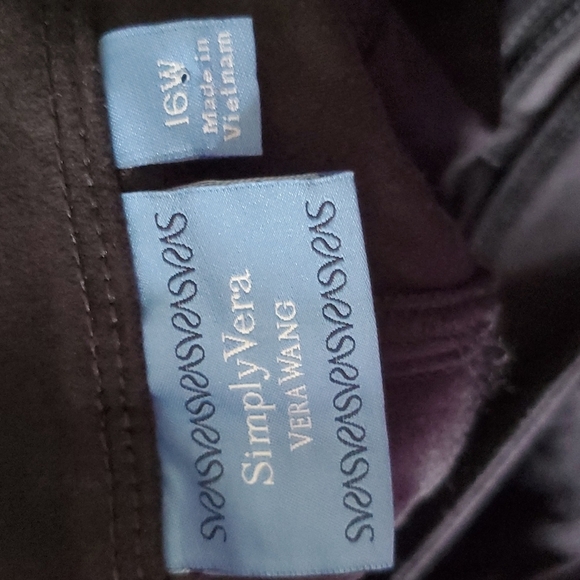 Nwt! Vera wang faux suede pants - Picture 9 of 10